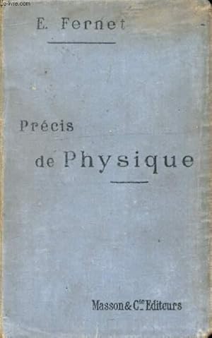 Seller image for PRECIS DE PHYSIQUE for sale by Le-Livre