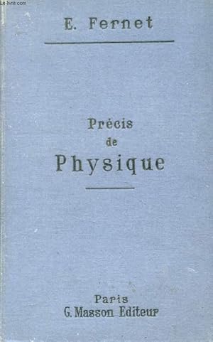 Seller image for PRECIS DE PHYSIQUE for sale by Le-Livre