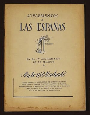 Seller image for Suplementos De Las Espaas 1. En El IX Aniversario De La Muerte De Antonio Machado for sale by Librera Urbe