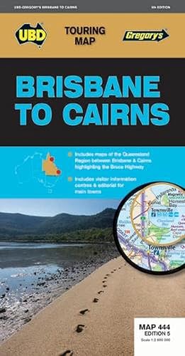 Bild des Verkufers fr Brisbane to Cairns Map 444 5th ed (Folded) zum Verkauf von Grand Eagle Retail