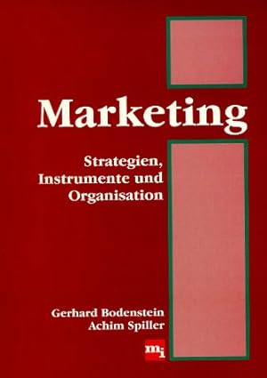 Seller image for Marketing. Strategien, Instrumente und Organisation for sale by Modernes Antiquariat an der Kyll