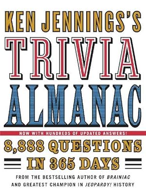 Immagine del venditore per Ken Jennings's Trivia Almanac (Hardcover) venduto da Grand Eagle Retail