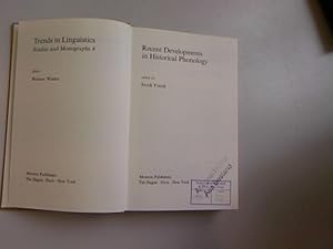 Bild des Verkufers fr Recent Developments in Historical Phonology: Conference Papers Trends in Linguistics. Studies and Monographs, 4. zum Verkauf von Antiquariat Bookfarm