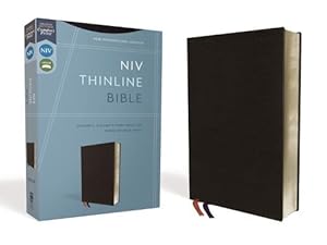 Imagen del vendedor de NIV, Thinline Bible, Bonded Leather, Black, Red Letter, Comfort Print (Leather) a la venta por Grand Eagle Retail