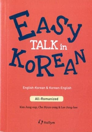 Imagen del vendedor de Easy Talk in Korean a la venta por GreatBookPrices