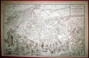 Carte topographique des environs de Hohenlinden.