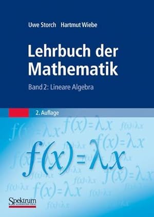 Seller image for Lehrbuch der Mathematik, Band 2 : Lineare Algebra for sale by AHA-BUCH GmbH