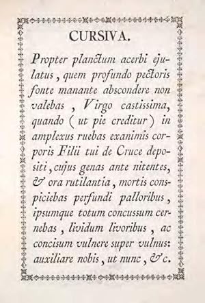 Image du vendeur pour Muestras de los caracteres que se funden por direccion de D.Antonio Espinosa de Los Monteros y Abadia, academico de la Real de San Fernando, uno de sus primeros pensionados, en matrices hechas enteramente por el mismo, con punziones, que igualmente prosigue trabajando hasta concluir un surtido completo. mis en vente par Hnersdorff Rare Books ABA ILAB