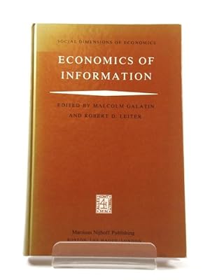 Bild des Verk�ufers f�r Economics of Information (Social Dimensions of Economics) zum Verkauf von PsychoBabel & Skoob Books