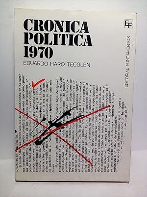 Immagine del venditore per Cr�nica pol�tica, 1970 venduto da Librer�a Miguel Miranda