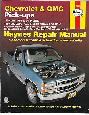 Seller image for Chevrolet and GMC Pick-Ups (1988 - 2000) for sale by Cher Bibler