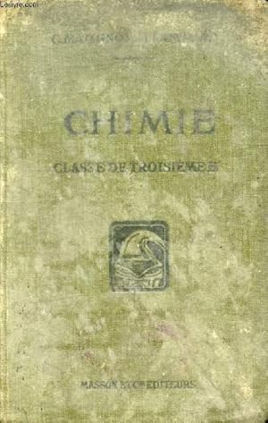 Bild des Verkufers fr NOTIONS DE CHIMIE ELEMENTAIRE, CLASSE DE 3e B zum Verkauf von Le-Livre
