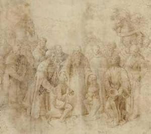 Seller image for Art Dealers purporting to sell each other Raffaello Sanzio, called Raphael's (1483-1520) Saint Benedict Receiving Maurus and Placidus for sale by Wittenborn Art Books