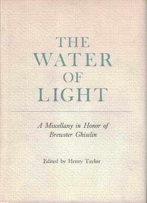 Bild des Verkufers fr The Water of Light zum Verkauf von Ken Sanders Rare Books, ABAA