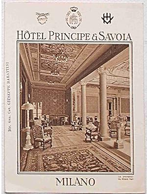 Hotel Principe & Savoia. Milano.