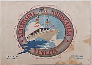 Serenissima Motoscafi S.A. Venezia.