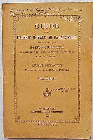 Seller image for Guide de la Galerie Royale du Palais Pitti. for sale by S.B. Il Piacere e il Dovere