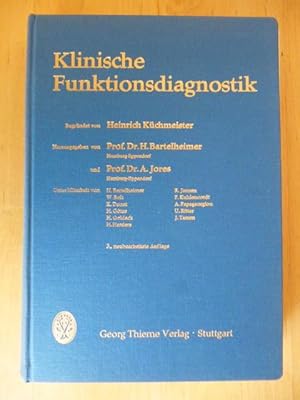 Klinische Funktionsdiagnostik. Begründet von Heinrich Küchmeister.