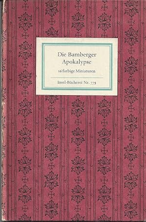 Imagen del vendedor de Die Bamberger Apokalypse. Sechzehn farbige Miniaturen auf Tafeln. Nachwort und Bilderluterungen von Alois Fauser. a la venta por Versandantiquariat Alraune