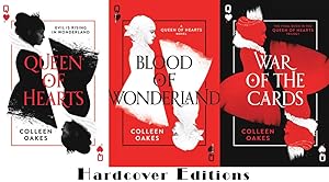 Seller image for QUEEN OF HEARTS Young Adult Series by Colleen Oakes HARDCOVER Set of Books 1-3 for sale by Lakeside Books