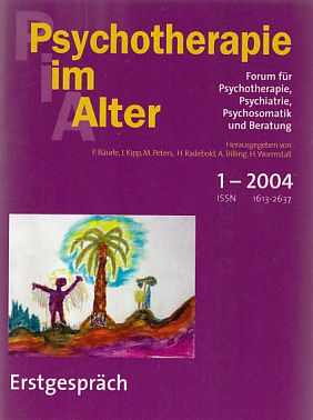 Bild des Verkufers fr Psychotherapie im Alter. 1. Jg., Nr. 1, 2004. Erstgesprch. zum Verkauf von Fundus-Online GbR Borkert Schwarz Zerfa