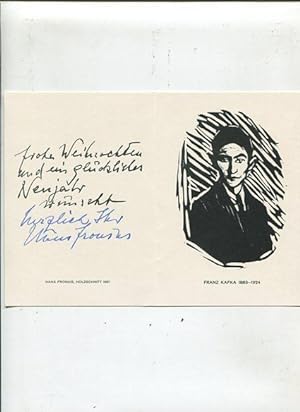 Hans Fronius, Franz Kafka, Herausgegeben zum 50, Todestag.