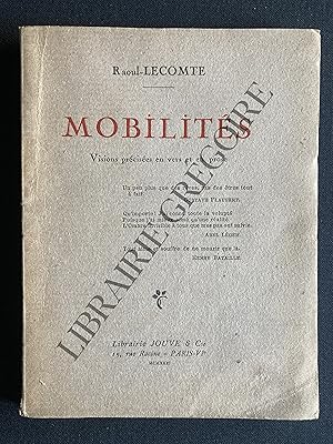 Imagen del vendedor de MOBILITES a la venta por Yves Grgoire