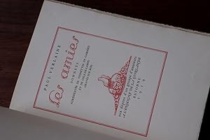 Seller image for LES AMIES. Sonnets agrments de vignettes en camaeu et de culs-de-lampe gravs sur bois. for sale by Librairie L'amour qui bouquine
