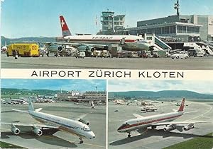 Airport Zürich Kloten. 1 Ansichtspostkarte