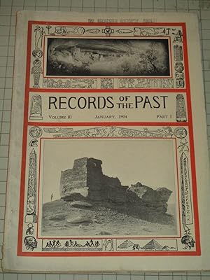 Bild des Verkufers fr 1904 Records of the Past: A Cluster of Arizona Ruins - Duty of U.S. Government to Investigate the Ethnology and Archaeology of the Aboriginal Races zum Verkauf von rareviewbooks