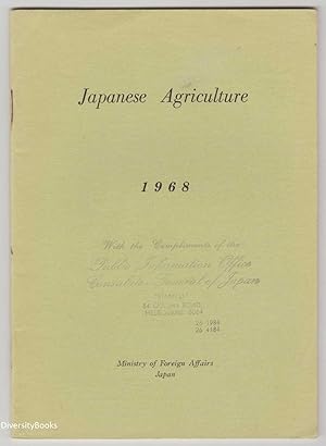 JAPANESE AGRICULTURE 1968 (English Text)