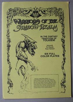 WARRIORS OF THE SHADOW REALM - in the Fantasy Tradation of Tolkien; - Six Full Color Plates;; Mar...
