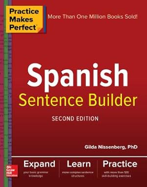 Immagine del venditore per Practice Makes Perfect Spanish Sentence Builder (Paperback or Softback) venduto da BargainBookStores