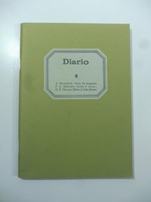 Diario. Rivista di Piergiorgio Bellocchio e Alfonso Berardinelli. Anno II, n. 3, giugno 1985