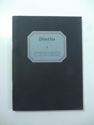 Diario. Rivista di Piergiorgio Bellocchio e Alfonso Berardinelli. Anno V, n. 7, aprile 1989