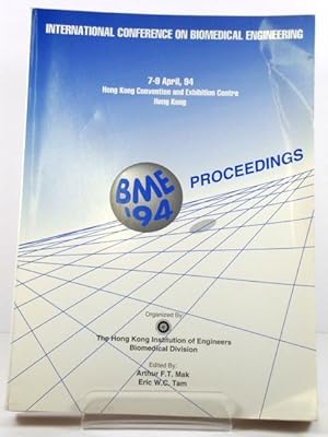 Bild des Verkufers fr Proceedings of BME'94: International Conference on Biomedical Engineering: Technology for Health zum Verkauf von PsychoBabel & Skoob Books