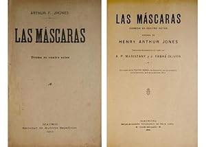 Seller image for Las Mscaras. Comedia en cuatro actos. Traducida del ingls por Alejandro P. Maristany y Joan Fabr Oliver. for sale by Hesperia Libros