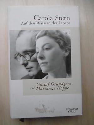 Bild des Verkufers fr Auf den Wassern des Lebens: Gustaf Grndgens und Marianne Hoppe. zum Verkauf von Antiquariat Steinwedel