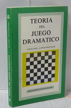 Imagen del vendedor de TEORIA DEL JUEGO DRAMATICO a la venta por LIBRERIA  SANZ