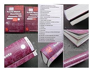 Seller image for Roloff/Matek Maschinenelemente. Normung, Berechnung, Gestaltung. Lehrbuch und Tabellenbuch. Mit 703 Abbildungen, 74 vollstndig durchgerechneten Beispielen und einem Tabellenbuch sowie einer CD-ROM (Berechnungssoftware) im Anhang. (= Viewegs Fachbcher der Technik) for sale by Versandantiquariat Abendstunde