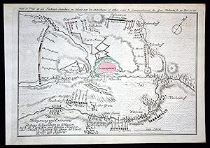 Bild des Verkufers fr No. 15 - Belagerung und Eroberung der Festung Schweidnitz in Schlesien ." - Schweidnitz Swidnica Polska map siege Poland Polen Belagerung Karte Schlacht zum Verkauf von Antiquariat Steffen Vlkel GmbH