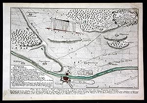 Bild des Verkufers fr No. 26 - Plan der Action . ohnweit Cassel bey Hof-Ellenbach vorgefallen" - Kassel Fulda Karte Schlacht battle map zum Verkauf von Antiquariat Steffen Vlkel GmbH