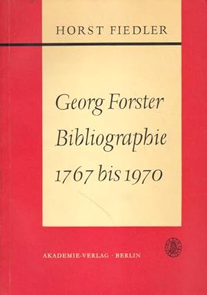 Georg-Forster-Bibliographie 1767 bis 1970.