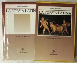 Seller image for la poesia latina - storia e antologia for sale by Librivari