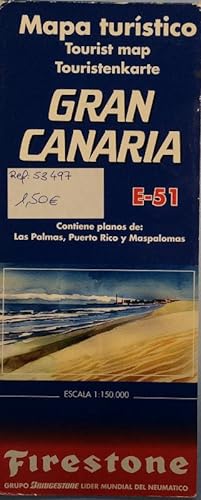 Imagen del vendedor de Mapa turstico de Gran Canaria a la venta por LIBRERA SOLN