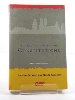 Bild des Verkufers fr The Economic Effects of Constitutions zum Verkauf von PsychoBabel & Skoob Books