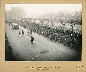 Paris, funérailles du maréchal Joffre, 7 janvier 1931