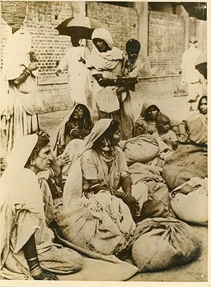 Inde, réfugiés de Punjab en gare de Delhi