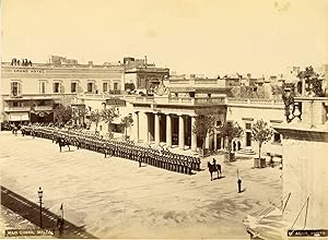 Malta, Malte, main guard, vue générale, London studio, Grand hôtel