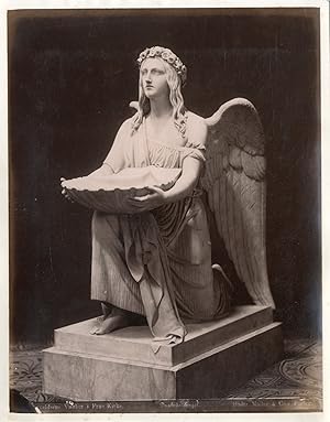 Imagen del vendedor de Danemark, Copenhague, Var Frue Kirke Angel baptismal, Statue a la venta por photovintagefrance